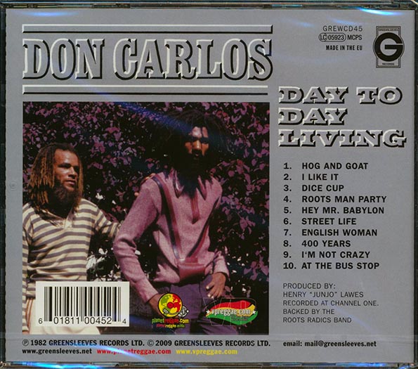 Don Carlos - Day To Day Living