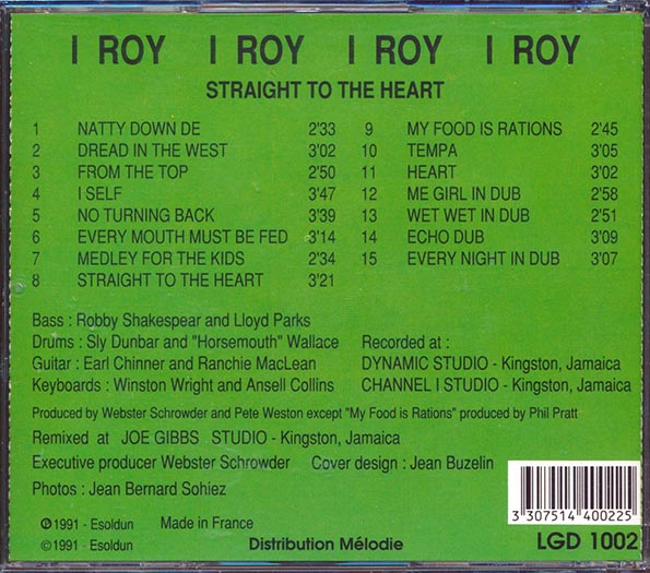 I Roy - Straight To The Heart