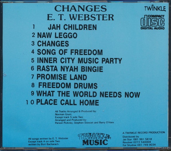 ET Webster - Changes