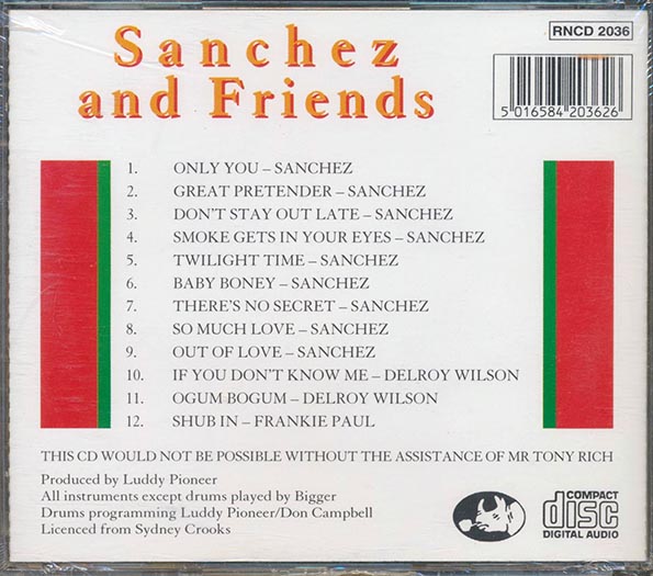 Sanchez - Sanchez & Friends (with Delroy Wilson, Frankie Paul, etc.)