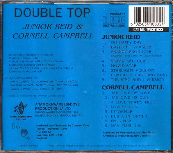 Jr. Reid, Cornell Campbell - Double Top