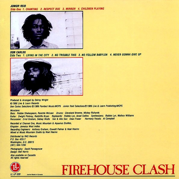 Jr. Reid, Don Carlos - Firehouse Clash