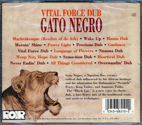 Gato Negro - Vital Force Dub