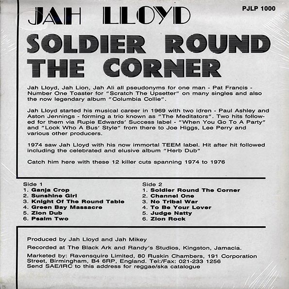Jah Lloyd - Soldier Round The Corner