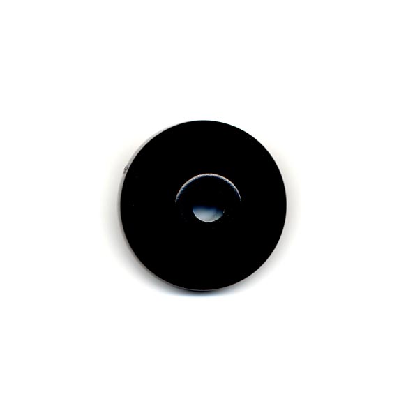 45rpm Spindle Adapter - Plastic, BLACK Color, cone-shaped