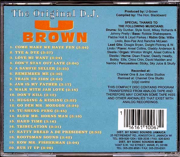U Brown - The Original DJ