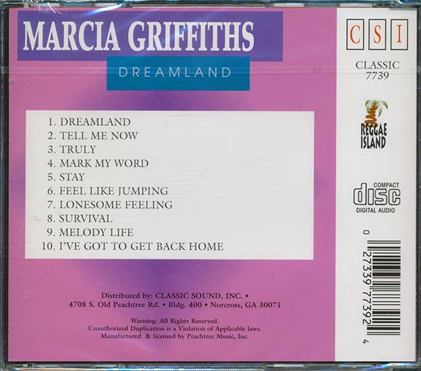 Marcia Griffiths - Dreamland (Naturally)