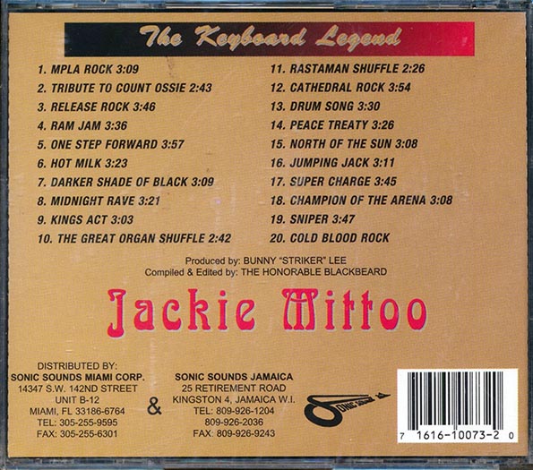 Jackie Mittoo - Keyboard Legend