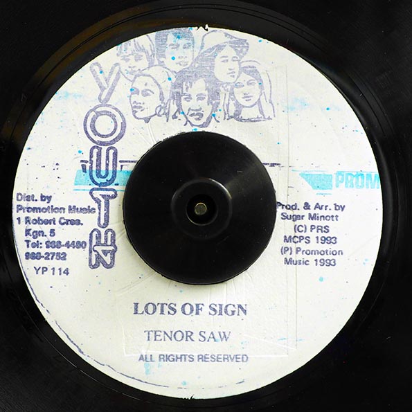 Tenor Saw - Lots Of Sign  /  Version