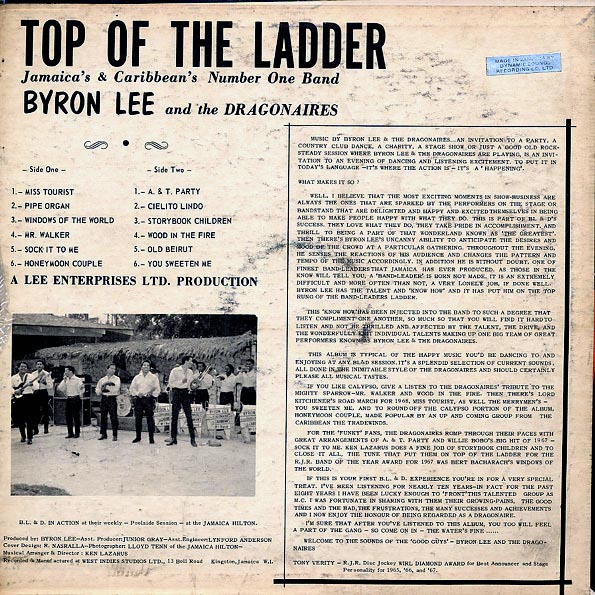 Byron Lee & The Dragonaires - Top Of The Ladder