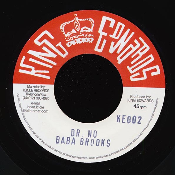 Baba Brooks - Dr. No  /  Lord Tanamo - I Had A Dream