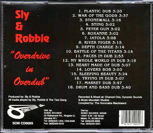 Sly & Robbie - Overdrive In Overdub