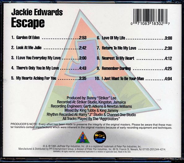 Jackie Edwards - Escape