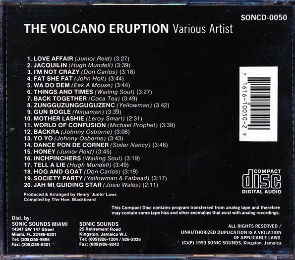 Wailing Souls, Johnny Osbourne, Yellowman, Etc - Volcano Eruption