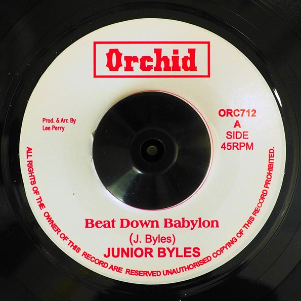 Jr. Byles - Beat Down Babylon  /  The Upsetters - Version