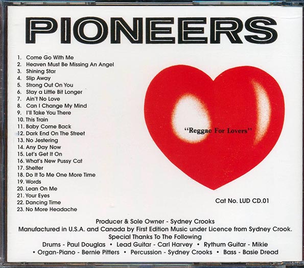 Pioneers - Reggae For Lovers