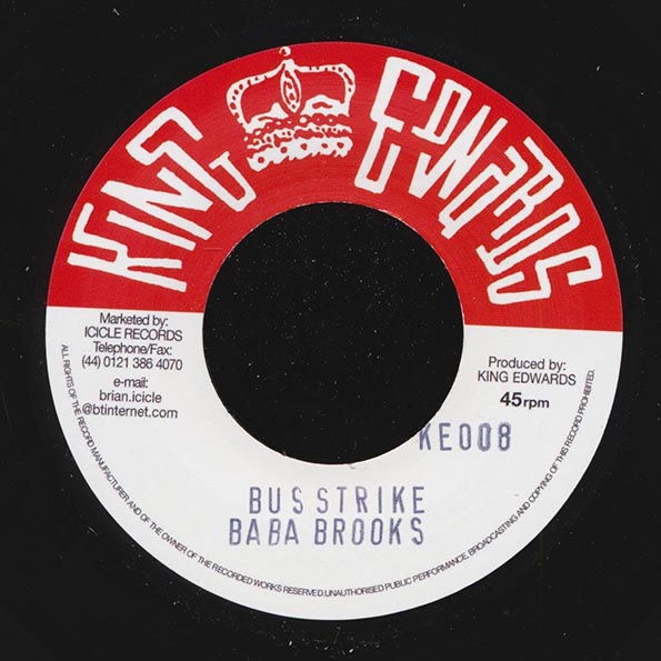 Baba Brooks - Bus Strike  /  Bobby Aitken - Mr. Judge