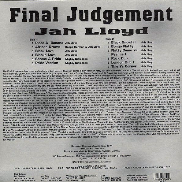 Jah Lloyd - Final Judgement