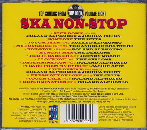 Ska Non Stop: Top Sounds From Top Deck #8
