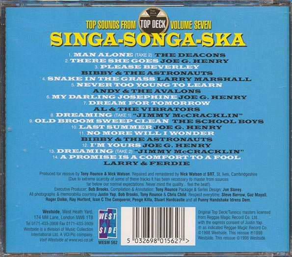 Singa Songa Ska: Top Sounds From Top Deck #7