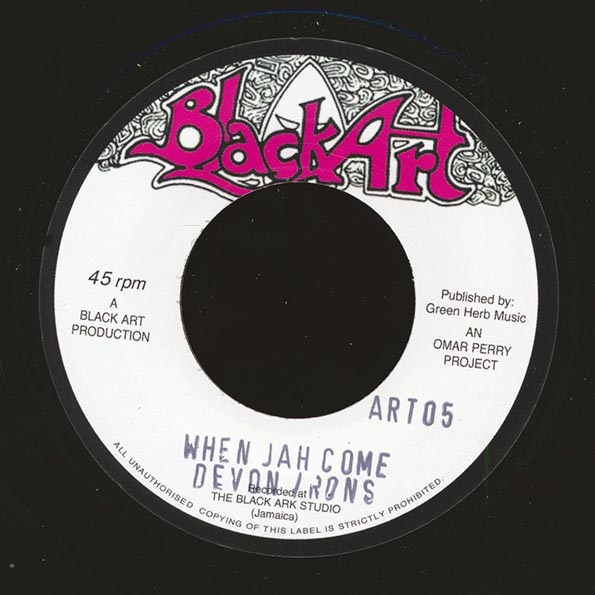 Devon Irons - When Jah Come  /  The Upsetters - Iron Dub
