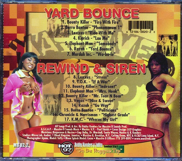 Massive B Yard Bounce, Rewind & Siren Rhythms