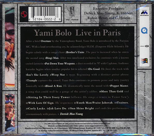 Yami Bolo - Live In Paris
