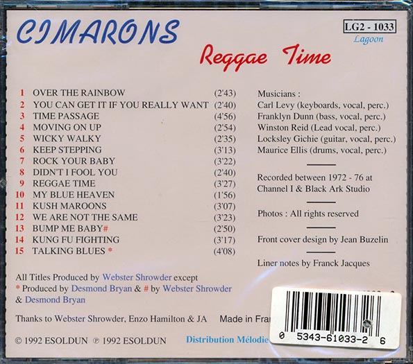 Cimarons - Reggae Time