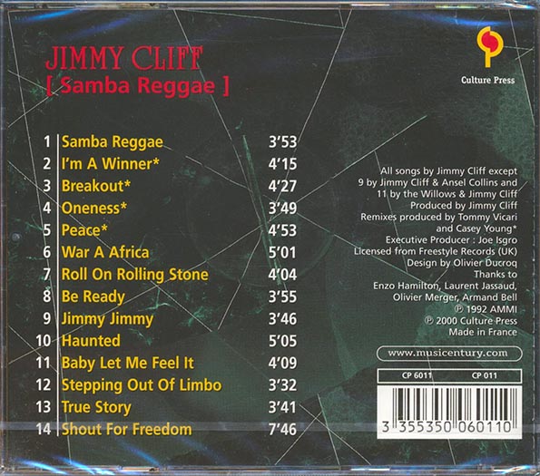 Jimmy Cliff - Samba Reggae