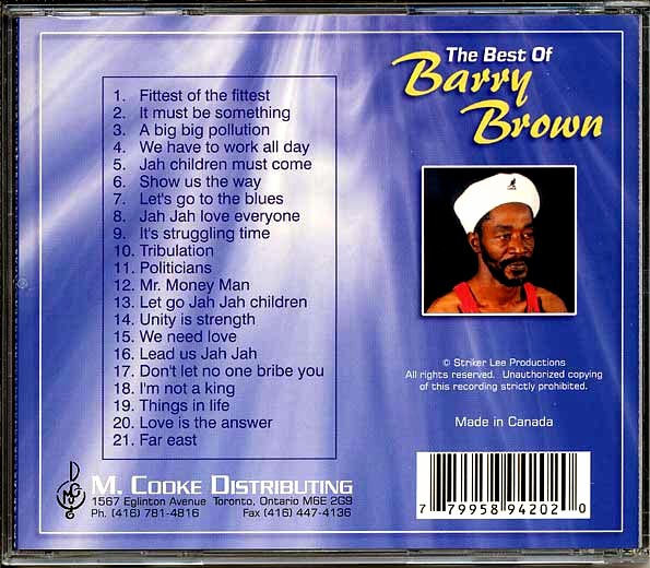 Barry Brown - Best Of Barry Brown