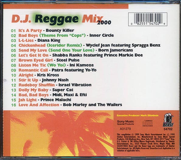 DJ Reggae Mix 2000