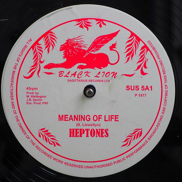 The Heptones - Meaning Of Life (Extended Mix)  /  The Heptones - Deceivers (Extended Mix)