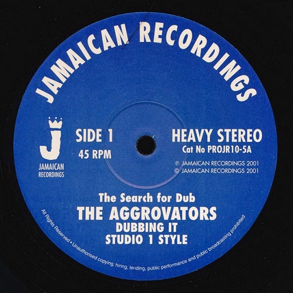 The Aggrovators - Search For Dub  /  The Aggrovators - Riding In A Dub Groove