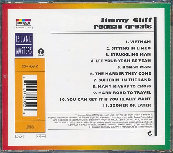 Jimmy Cliff - Reggae Greats