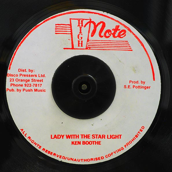Ken Boothe - Lady With The Starlight  /  Paragons - Island In The Sun