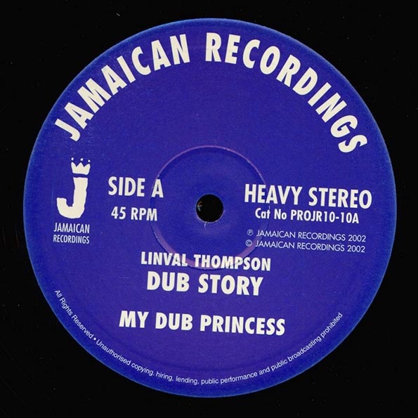 Linval Thompson - My Dub Princess  /  Linval Thompson - Cheat Me Outta Dub