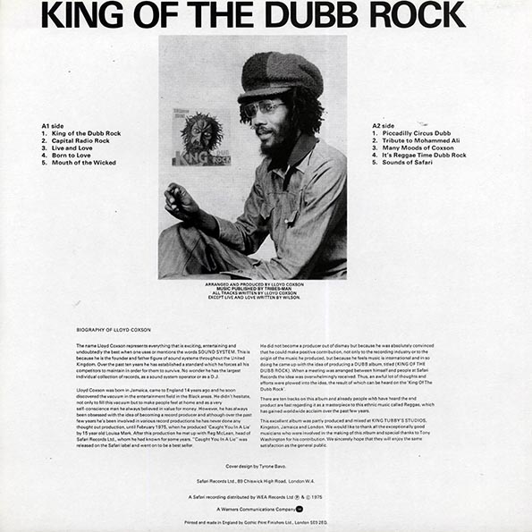 Sir Coxsone Sound - King Of The Dub Rock Part 1