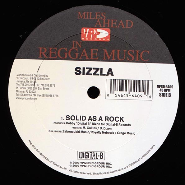 Sizzla - Just One Of Those Days;  Acoustic Mix  /  Solid As A Rock