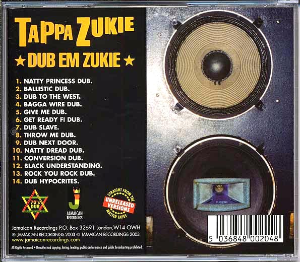 Tappa Zukie - Dub Em Zukie: Rare Dubs
