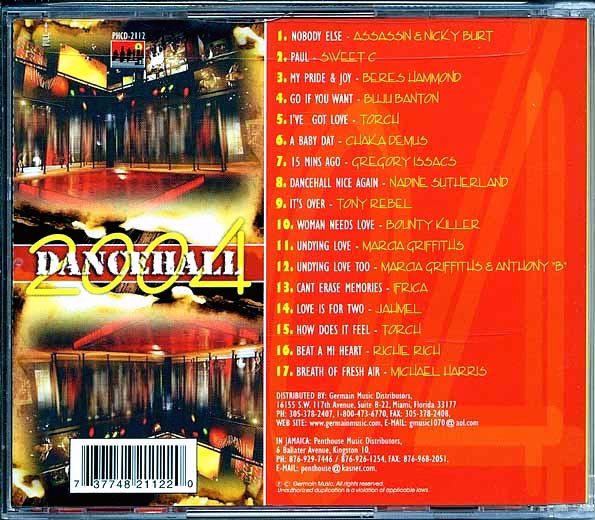 Dancehall 2004 (Love Me Always Rhythm)