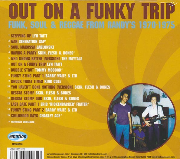 Out On A Funky Trip: Funk, Soul & Reggae From Randy's