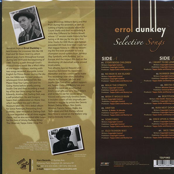 Errol Dunkley - Selective Songs