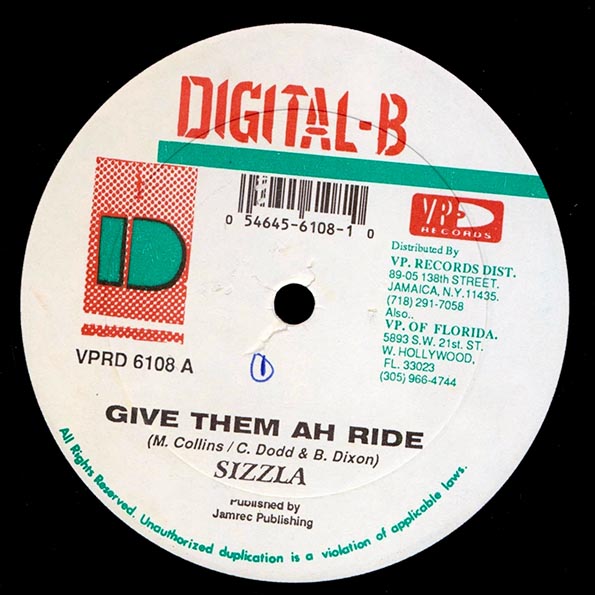 Sizzla - Give Them A Ride; Version  /  Black Woman & Child