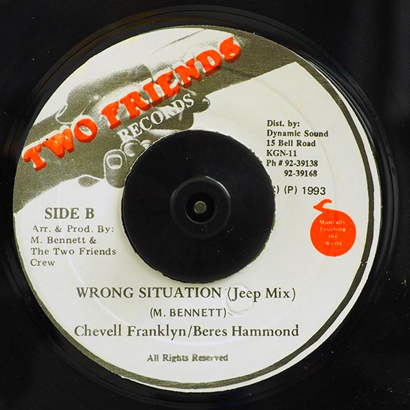 Beres Hammond, Chevelle Franklin - Wrong Situation  /  Beres Hammond, Chevelle Franklin - Wrong Situation (Jeep Mix)