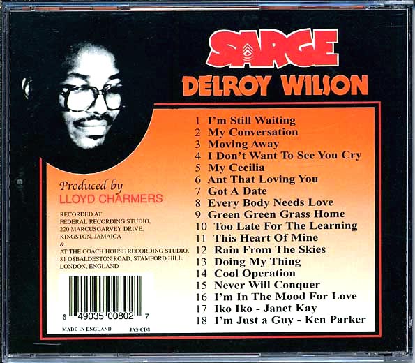 Delroy Wilson - Sarge