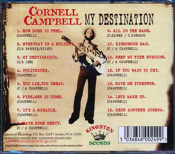 Cornell Campbell - My Destination