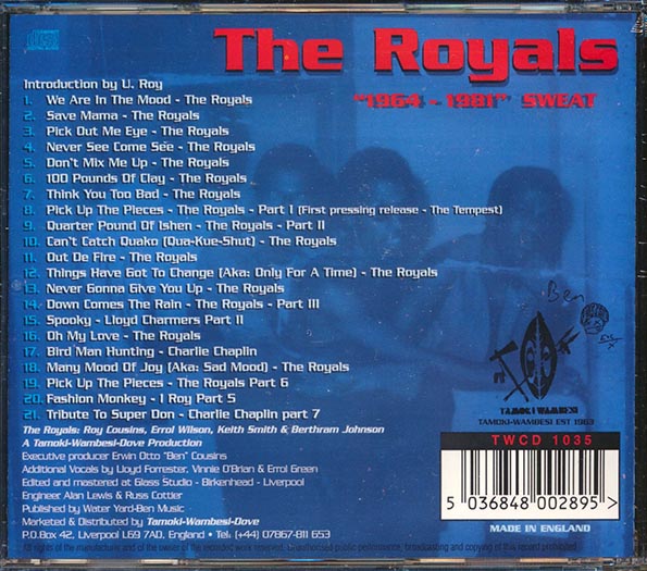 The Royals - Sweat: 1964-1981