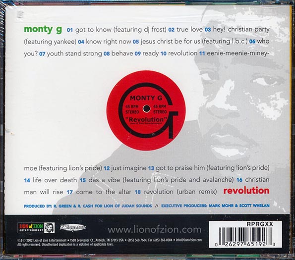 Monty G - Revolution