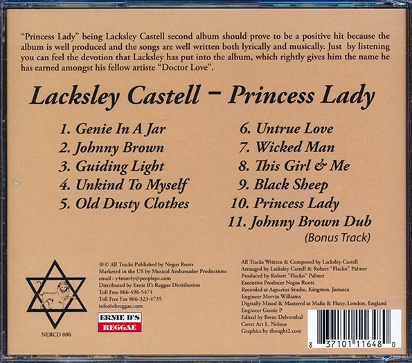 Lacksley Castell - Princess Lady
