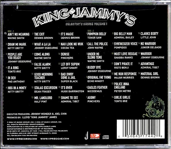 King Jammy - Selector's Choice Volume 1